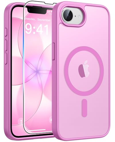 FNTCASE für iPhone 17e/16e Hülle, mit Panzerglas, Kompatibel mit MagSafe