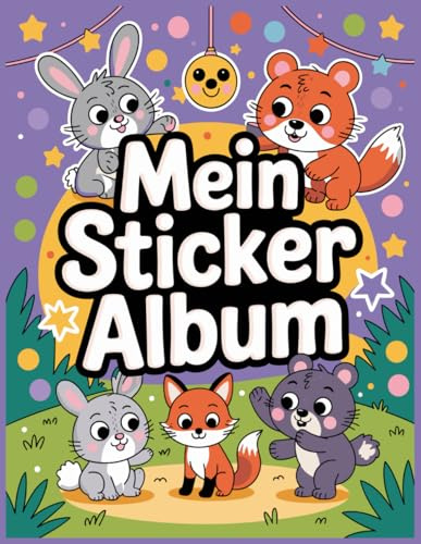 Mein Stickeralbum: leer zum sammeln / eeres Stickerbuch zum Einkleben | 110 Seiten | ca. DIN A4 | Tolles Geschenk für Mädchen und Kinder | Musik | Kein Silikonpapier