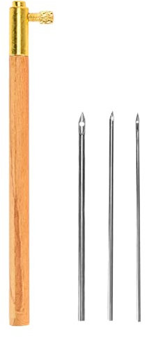 Aiguille à Punch en Bois, Trois Plongées à Tête de Tête de (S)