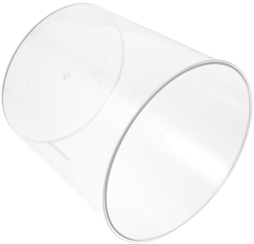 TOYANDONA Secchio per Fiori di Risveglio Trasparente in Plastica Resistente Contenitore Cilindrico Multifunzionale per Piante e Portafiori da Balcone Vasetto Semplice per Decorazioni Casa