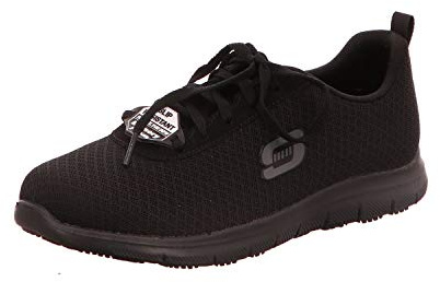 Skechers Women's Ghenter Bronaugh Sneaker, Black Mesh, 5 UK