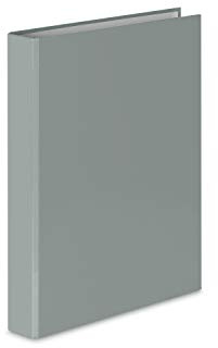 3x Ringbuch / DIN A5 / 2-Ring Ordner / Farbe: grau