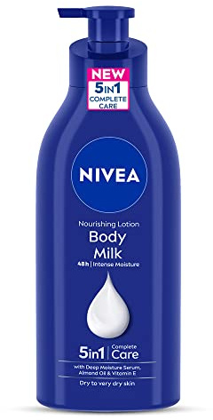 NIVEA Body Lotion, Nourishing Body Milk, For Very Dry Skin, 600ml