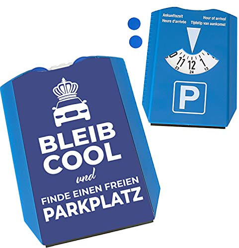 speecheese Bleib cool und finde einen freien Parkplatz Parkscheibe mit 2 Einkaufswagenchips für Fahrer die nie einen Parkplatz Finden Ärger Parken Einkaufen witzig Auto Parkuhr