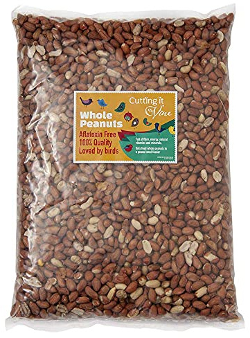 Cutting it Vine Peanuts for Birds (5kg), Attract Wild Birds with Finest Grade Peanuts, Year Round Wild Bird Food and Squirrel Food of Choice