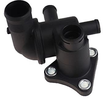 CarWorld 2561102502 Flangia dell'Acqua del Liquido di Raffreddamento dell'alloggiamento del termostato per Hyundai Atos per Kia Picanto Ba 25611-02502 25650-02560 2565002501 3922038010