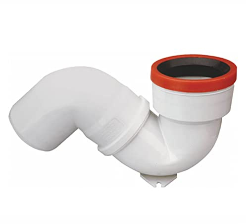 PVC-S-Siphon Geruchsverschluss Abflussbogen DN 110 für Hock-WC | Alaturka