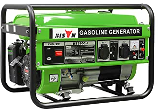 hzexun Inverter Stromgenerator Stromerzeuger Notstromaggregat 2500W mit 2 Steckdosen 11h Betriebszeit 15L Tank Leise für Heim, Außen, Camping Gebraucht