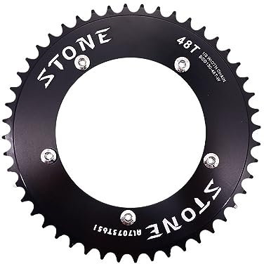 BLacOh Kettenblatt 130 BCD Kettenblatt Fixed Gear Bahnrad Fixie Runde 42T 46T 48T 50T 52t 54 58t 60t Zahn Kettenblatt 130bcd Kettenblatt (Color : 60T)