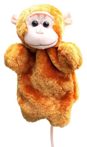Mutter AFFE Handpuppe, Asudaro Plüschtier Handpuppen Spielzeug für Kinder Geschichtenerzählen Geschenke - für Kinder Geburtstagsspiele Schulen Affenmutter
