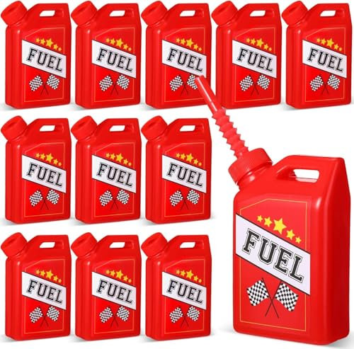 ALINK 12 Pack Rennwagen Tassen Set, wiederverwendbare Auto Trinkbecher mit Strohhalm, Rennwagen Geburtstag Party Zubehör Party Dekorationen für Jungen Kinder -310 ML