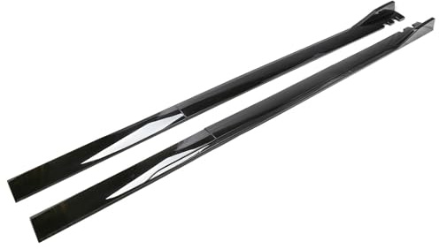 ZFSMHLH Faldones Laterales del Coche para Hyundai Coupe II (GK) 2001 2002 2003 2004 2005 2006 2007 2008 2009, Paneles Basculantes Automotrices Antiarañazos Exterior Accesorios Coche,Black
