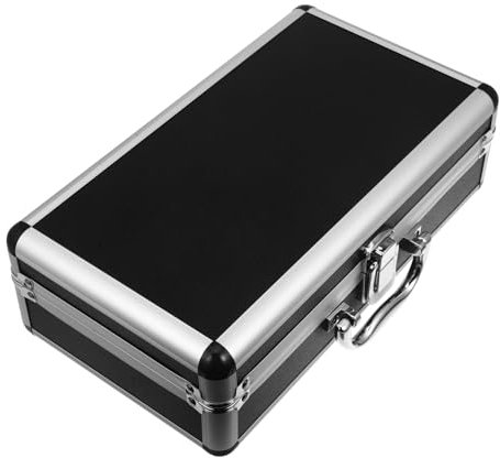 Veemoon Boîte à Outils Verrouillable Portable Alliage Aluminium Boîte De Transport pour Outils Et Petits Objets