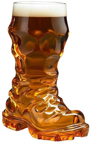 Bota De Cerveza De Vidrio Grueso, Taza De Cerveza En De Zapato | Jarra De Cerveza Transparente – Gran Capacidad, Diseño Estético Reutilizable Para Hogar, Bar, Restaurant Tass Verr