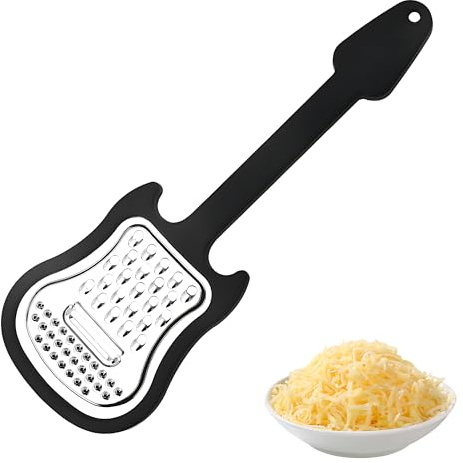 1 pcs Guitar Shaped Fruit Peeler, Creative Kitchen Accessory for Carrot Grater, Cucumber Slicer, Cheese Grated, Lemon Zester, Julienne Peeler & More