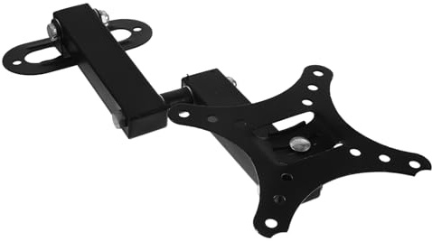 CONGARTENO Soporte de Pared para Monitor Giratorio de Acero Sistema de Cableado, para Pantallas de 14 a 27 Pulgadas, Uso en Espacios Comerciales