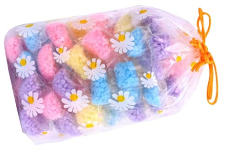 ARTIBETTER 60pcs Laundry Scent Booster Beads Mixed Colours, Concentrated Fabric Deodorizer Balls for Home Washing, Clothes Cleaning Beads with Fragrance Random Color