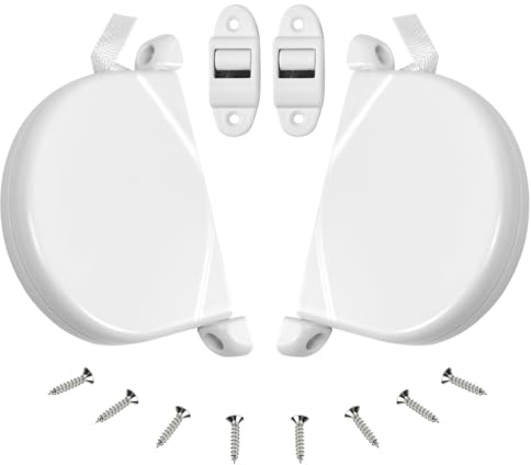 Linzerry Lot De 2 Enrouleurs Volet Roulant Manuel avec Sangle 5m Kit De Remplacement pour Volet Roulant Store Enrouleur avec Passesangle Sangle Volet Roulant 14 Mm