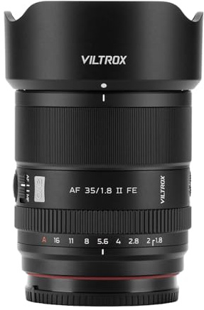 Viltrox AF 35mm F1.8 II Evo APO Plein Format Autofocus Objectif à Focale Fixe avec Grande Ouverture (pour Sony FE)
