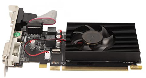 HD6450 Graphics Card, 64bit 3600MHz 2GB DDR3 Graphics Card, 4K Video Card Upgrade Computer Accessories HDML/DP/DVI, for Desktop