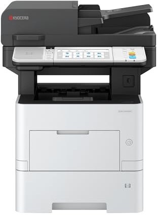 Kyocera Ecosys MA5500ifx Multifunktionsdrucker Schwarz Weiss, 55 Seiten pro Minute. Drucker Scanner Kopierer, Fax. Touchpanel, 100+500 Blatt Papierzufuhr, Gigabit LAN, Mobile Print