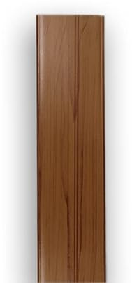 2X 1m Kabelkanal Holz Optik Eiche - zum Schrauben/Anschrauben - 40x25mm Kabelkanal HERRY24