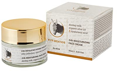 Crema viso idratante e curativa 24 ore con latte d'asina