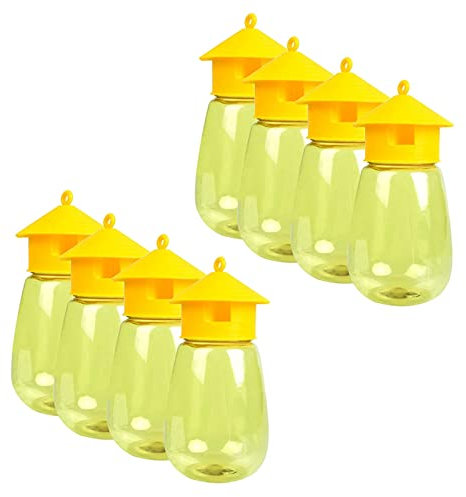 MARKELL Paquete de 8 Trampas Reutilizables para Moscas, Trampas para Moscas de la Fruta Fly Catcher Outdoor