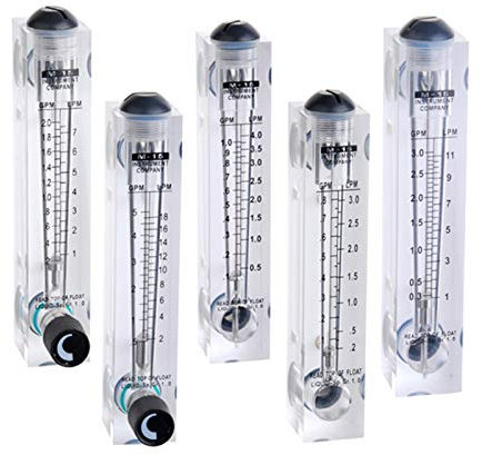 Flüssigkeitsdurchflussmesser Wasserstromzähler Panel Rotameter mit Steuerventil LZM-15T 0,2-2LPM 0,2-3lpm 0,5-4lpm 1-7LPM 10-100l / h(16 160LPH)