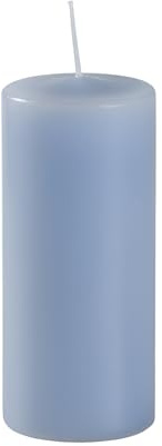 Risthò Stumpenkerzen, Dusty Blue, Durchmesser 6 cm, Höhe 15 cm, 6 Stück