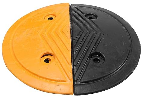 GLEAVI 1paar Gummibuffer- Für Semicircle-retarderplatten Flexible Und Langlebige Zubehörteile Gelbes Ende Für Garagen Und