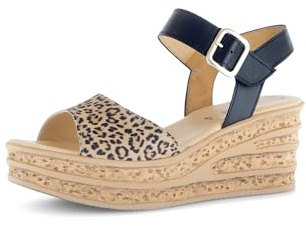 Gabor Sandales à lanières pour femme, Noir naturel 32, 38.5 EU