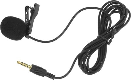 Holibanna Lavalier Mikrofon Clip Smartphone Und Pc Omnidirektionales Ansteckmikrofon Für Klare Audioaufnahmen Tragbar Und Benutzerfreundlich Für Interviews Und Videokonferenzen