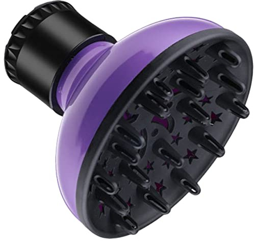 DEARMAMY Universeller Haartrockner Diffusor für 4,2-6,2cm Nylon Pvc Gleichmäßige Luft und Wärmeverteilung für Lockiges Haar