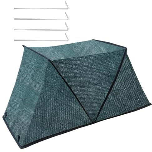 Sombra De Plantas para La De Protección De Cultivo De Área Al Aire Libre con Anclajes De Tierra, Resistente A Los Rayos UV | Cubierta Resistente A La Intemperie para Camas Elevadas Plántulas De