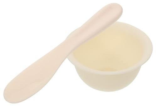 POPETPOP Cuenco y Aplicador de Silicona para Mascarilla Facial Práctico para Spa y Cuidado Personal Diseño Ergonómico para Uso Cómodo y Fácil Limpieza y Herramienta DIY para Regalos