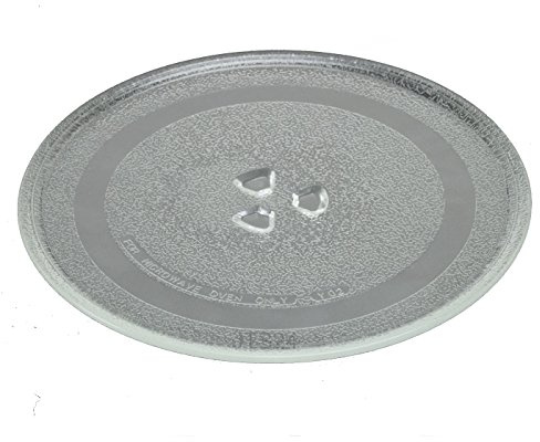 DeClean Mikrowellenteller 24,5cm Drehteller Glasteller Mikrowelle Teller Universalteller