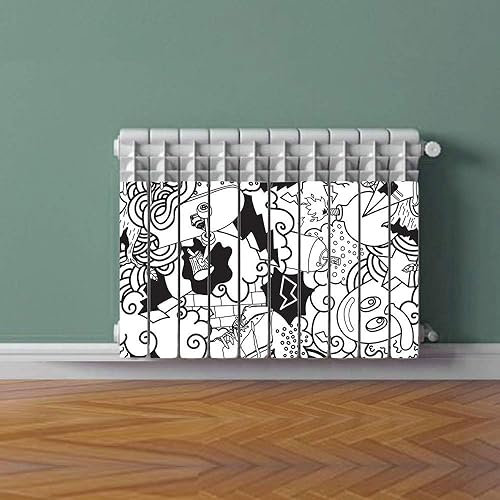 Adesivo Termosifone Graffiti DOLS Rivestimento Adesivo Laminato Stickers Termosifone Wrapping Interior Design Arredamento LOLLOMOTO