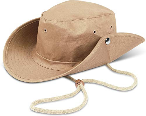 normani Original Afrikanischer Outdoor Safari Dschungel Buschhut Farbe Beige Größe 57