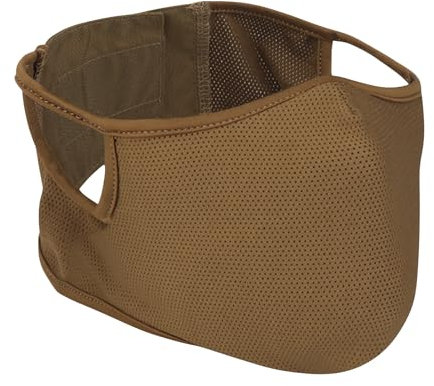 Qavctw Taktische Schießmaske, faltbar, Airsoft Silikonmaske, atmungsaktiv, freies Ohr, Outdoor, halbes Gesicht, Netz, Militärmaske für Schießen, Reiten, Klettern, Paintball, Jagd, Spiel