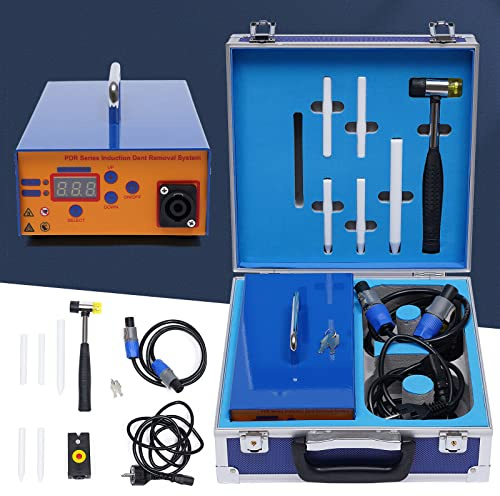 FUNYSF 1380 W PDR Chauffage à induction Hot Box Kit d'outils de débosselage de voiture Outil de débosselage professionnel Paintless Dent Removal Tool
