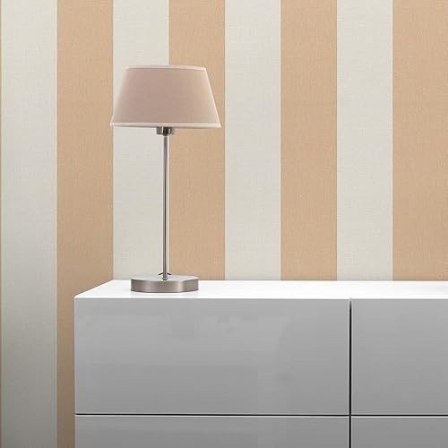 Tapete Lio Streifen & Wellen M1-No.11265 | Vlies | Orange | Creme | Tadessi | 10,05 m x 0,53 m