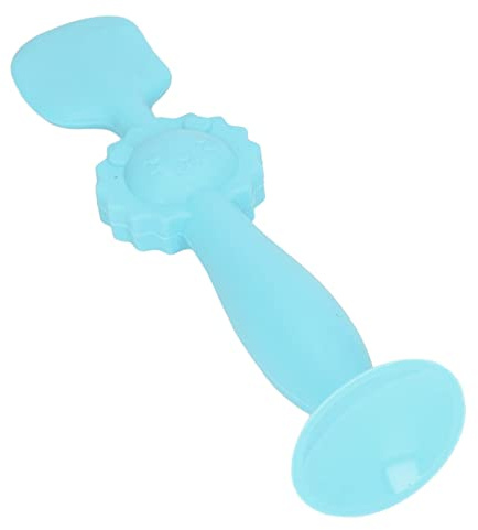 Baby-Windelcreme-Spatel, Silikon-Applikator für Windelcreme mit Reinigungs-Alkohol-Pads, Baby-Po-Bürstenständer für Babys, Neugeborene (BLUE)