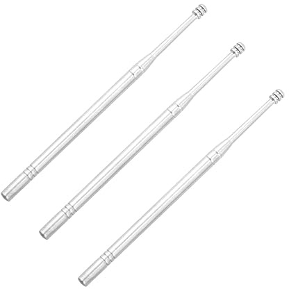 MOLUCKFU 3stücke Metall-ohrreinigungsset Mit Kürette Und Spiral-ohrstäbchen-pinzette Aus Edelstahl Ohrreiniger Für Schmalzentfernung Reinigungswerkzeug Für Junge Mädchen Und