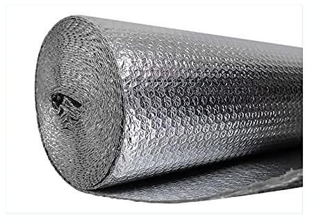 Heizkörperreflektorfolie, Luftpolsterfolie, Isolierung, reflektierende Luftpolsterfolie, wärmereflektierende Strahlungsbarriere, spart Energie, selbstklebend, für Wände, Dachböden, Luftkanäle, Fenste