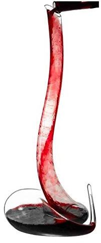 Creative Snake Shaped Decanter, Red Wine Carafe, Hand-Blown Lead-Free Crystal Glass Serpent Wine Decanter, 1150ml / 2000ml(1150ml)