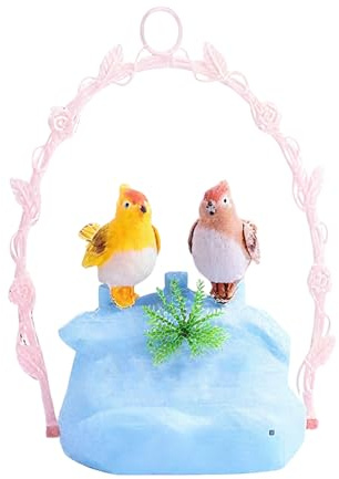 Hogvinnatil Giocattolo Uccello per Bambini | Figure Di Uccelli Giocattoli con Sensore Attivato Voce,Animali Elettronici Interattivi per Gioco Sensoriale e Decorazione Per Bambini