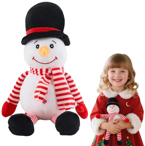Singing Wang Peluche Natale, Elfo Peluche Natale Renna Babbo Pupazzo di Neve, Decorazioni Natalizie, Regali, Decorazioni per Finestre