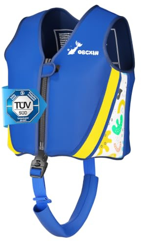 Obcxin Kids Swim Vest – Adjustable Buoyancy Swimming Aid for Baby & Toddler, Removable Floats for Learning to Swim, Ideal for Pools, Beaches & Swimming Lessons