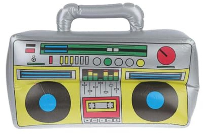 Aufblasbare Party Requisite – Handy Oder Boombox Für 80er 90er Deko | PVC Aufblasbares Handy Oder Radio Boombox Mit Realistischem Design Für 80er 90er Party Fotobox Und Event Dekoration